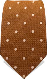 Gold Dotted Neck Tie