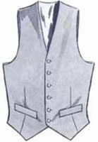 6 Button - 2 Pocket Vest