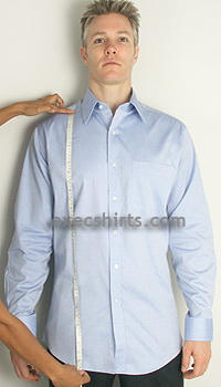 length- custom dress shirt