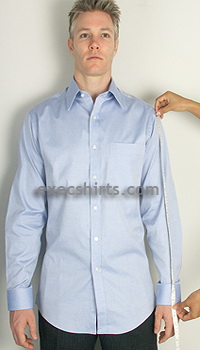 custom dress shirt - sleeve length