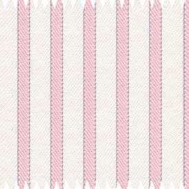 White/Pink Striped Egyptian Cotton