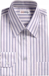 White/Blue Striped Egyptian Cotton Shirt