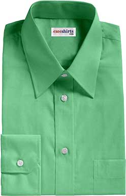 Mint Broadcloth Dress Shirt