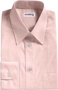 Pink Broadcloth Dress Shirt