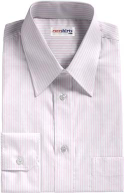 Pink Deluxe Pinstripe Dress Shirt
