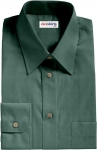 Forest Green Broadcloth Dress Shirt