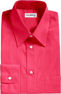 Violet-Red Broadcloth Dress Shirt