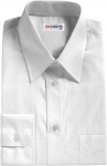 White Broadcloth Dress Shirt