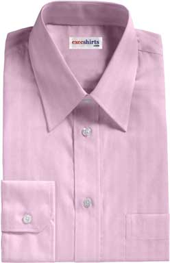 Pink Herringbone Dress Shirt 2