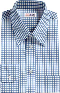 Light Blue/White Checked Shirt