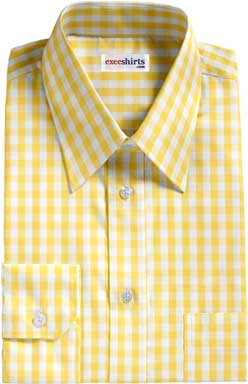 Fancy Yellow Checked Shirt