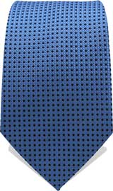 Royal Blue-Black Neck Tie