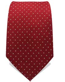 Red-White Dot Neck Tie