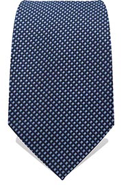 Blue-Lt Blue Checked Neck Tie