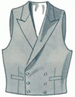3 Button - Double Breasted Vest
