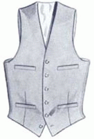 6 Button - 4 Pocket Vest