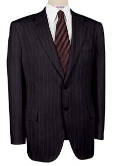Black Suit w/Purple Pinstripes