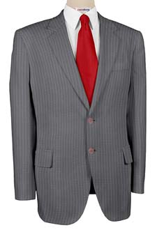 Light Gray Suit w/Gray Pinstripes